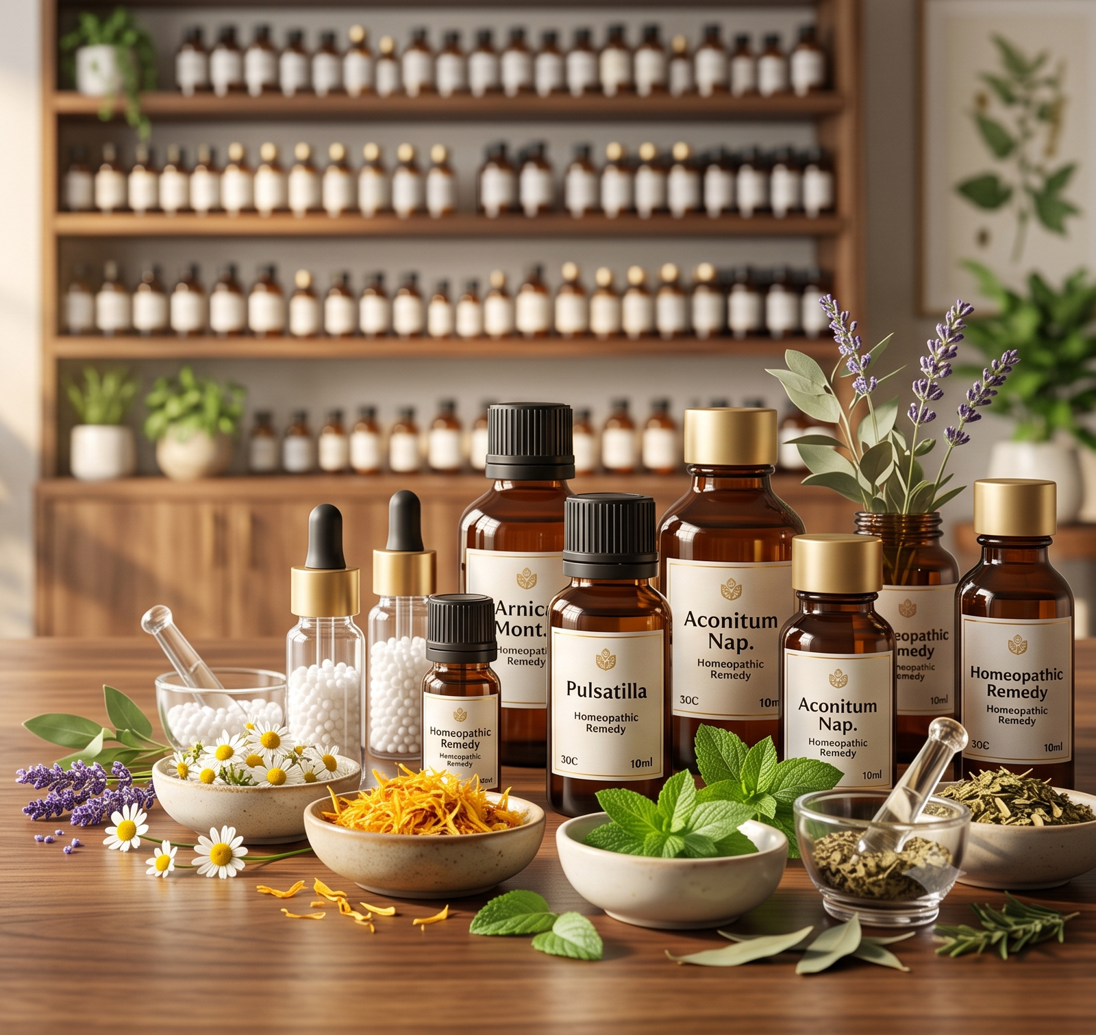 Homeopathic consultation illustration